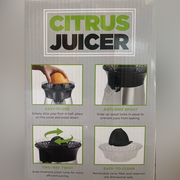NIB ECO+CHEF CITRUS JUICER - Picture 2 of 5